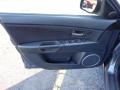 Black 2007 Mazda MAZDA3 s Sport Sedan Door Panel