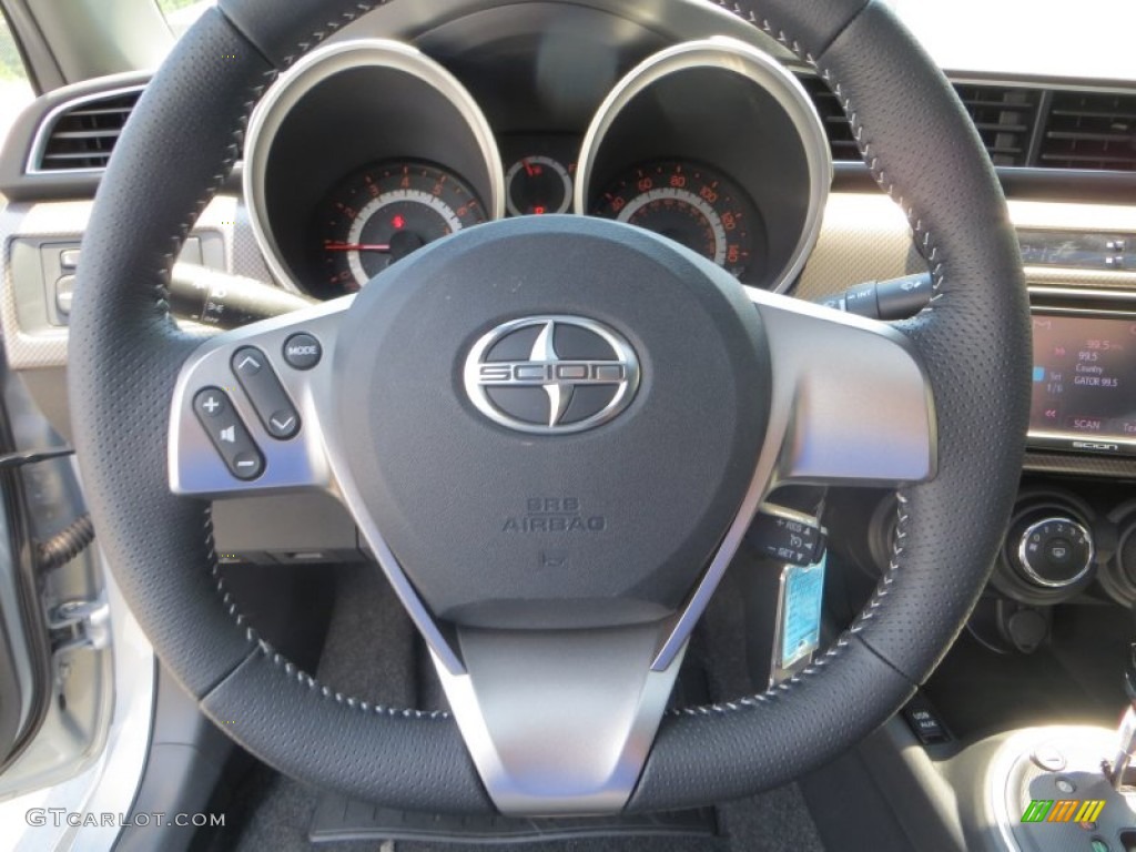 2014 Scion tC Series Limited Edition Dark Charcoal Steering Wheel Photo #83129958