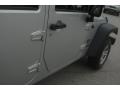 Bright Silver Metallic - Wrangler Unlimited X 4x4 Right Hand Drive Photo No. 9