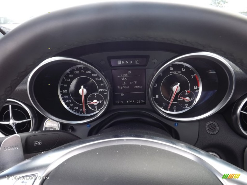 2013 Mercedes-Benz SLK 55 AMG Roadster Gauges Photo #83130513