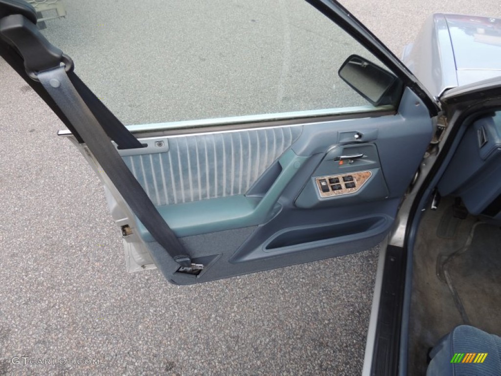 1994 Buick Century Special Sedan Blue Door Panel Photo #83131185