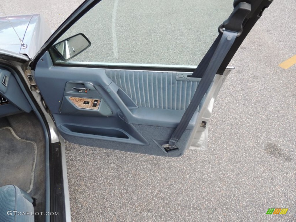 1994 Buick Century Special Sedan Blue Door Panel Photo #83131299