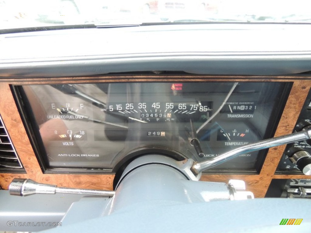 1994 Buick Century Special Sedan Gauges Photo #83131451