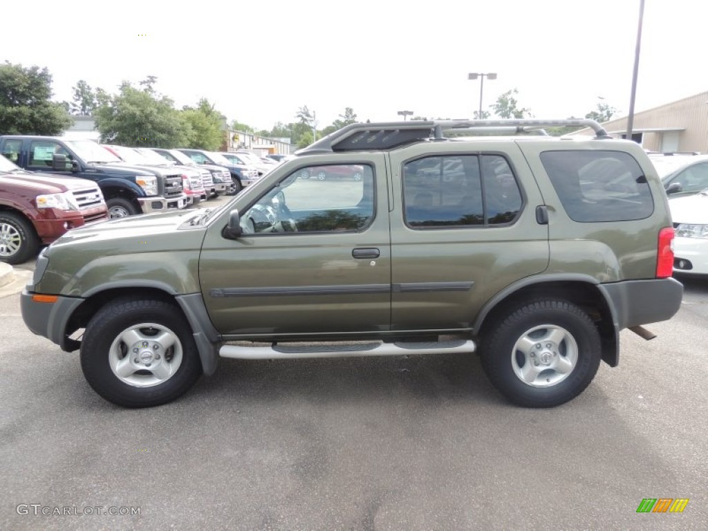 2003 Xterra XE V6 - Canteen Green Metallic / Charcoal photo #2