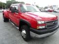 2005 Victory Red Chevrolet Silverado 3500 LT Crew Cab 4x4 Dually  photo #30