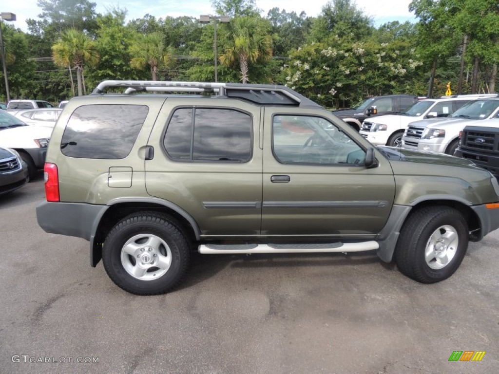 2003 Xterra XE V6 - Canteen Green Metallic / Charcoal photo #8