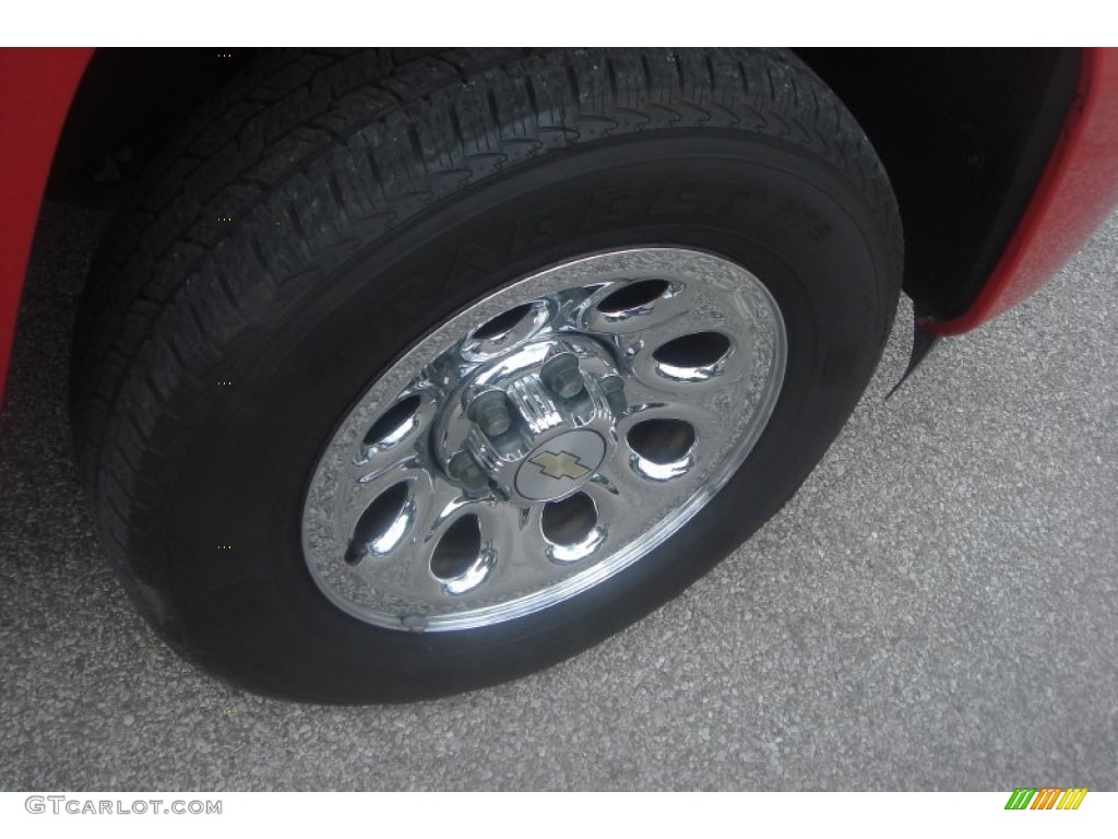 2008 Silverado 1500 LS Regular Cab - Victory Red / Dark Titanium photo #17