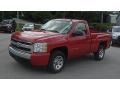 2008 Victory Red Chevrolet Silverado 1500 LS Regular Cab  photo #24