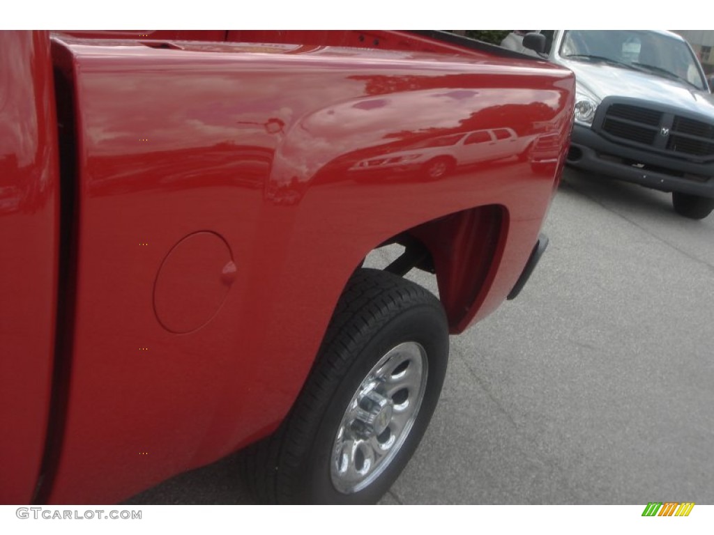 2008 Silverado 1500 LS Regular Cab - Victory Red / Dark Titanium photo #30