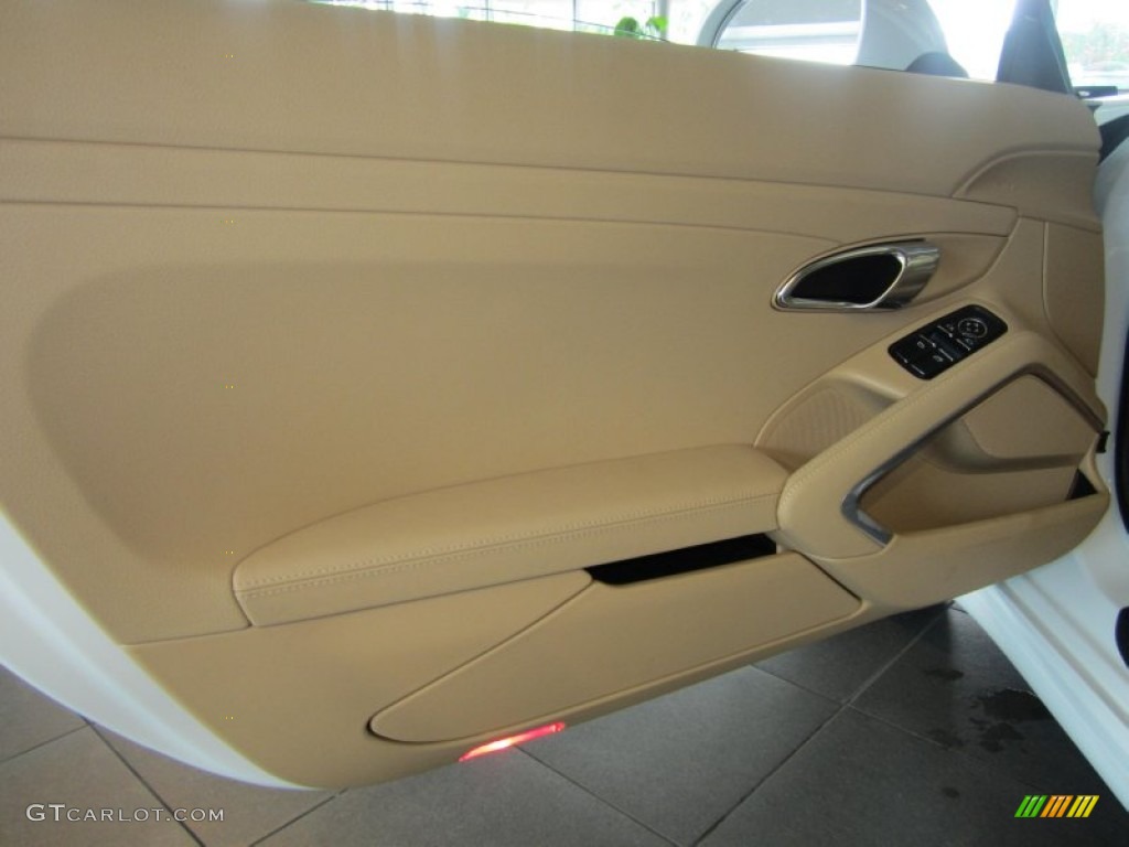 2014 Porsche 911 Carrera S Coupe Luxor Beige Door Panel Photo #83132913