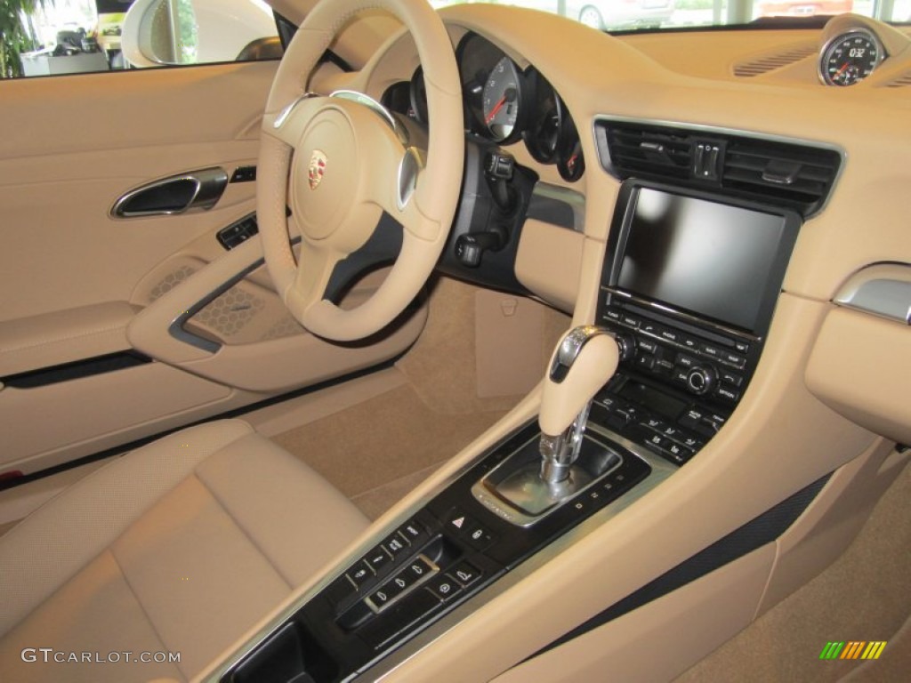 Luxor Beige Interior 2014 Porsche 911 Carrera S Coupe Photo #83133090