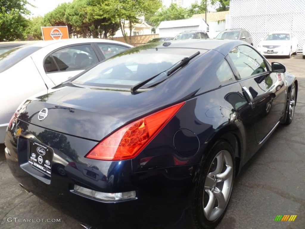 2008 350Z Touring Coupe - San Marino Blue / Charcoal photo #5