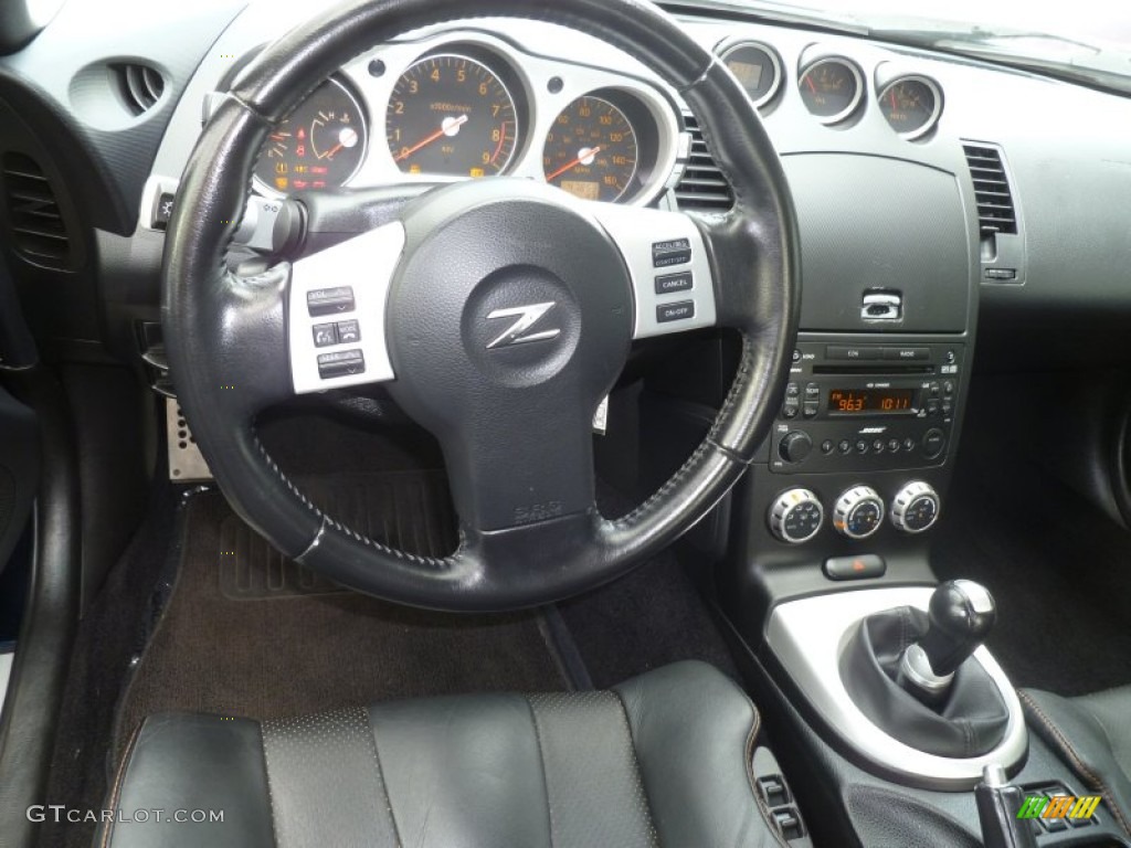 2008 350Z Touring Coupe - San Marino Blue / Charcoal photo #12