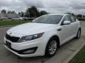 Snow White Pearl 2012 Kia Optima LX Exterior