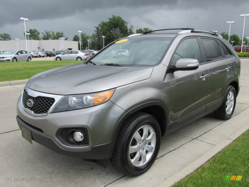 Titanium Silver 2011 Kia Sorento LX Exterior Photo #83134436