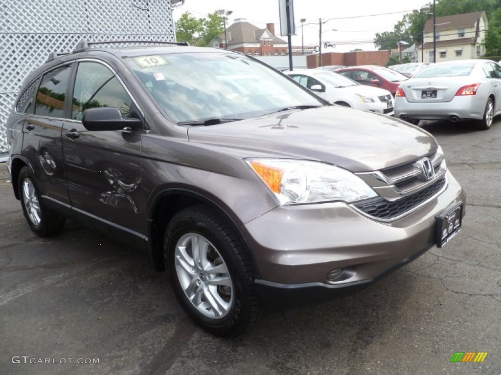 2010 CR-V EX AWD - Urban Titanium Metallic / Black photo #1