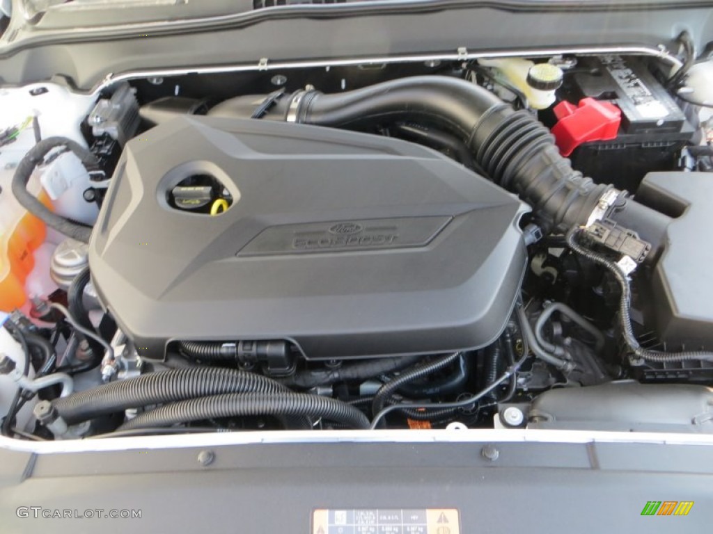 2013 Fusion SE 1.6 EcoBoost - Oxford White / Charcoal Black photo #14