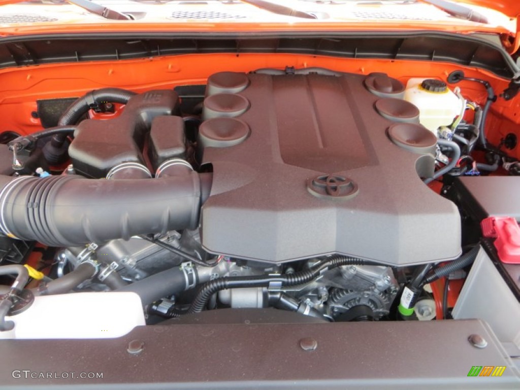 2013 FJ Cruiser 4WD - Magma Orange / Dark Charcoal photo #14