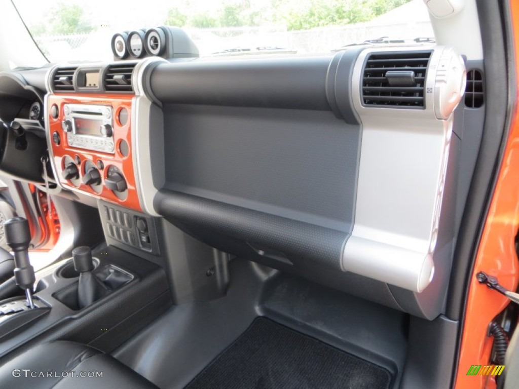 2013 FJ Cruiser 4WD - Magma Orange / Dark Charcoal photo #17