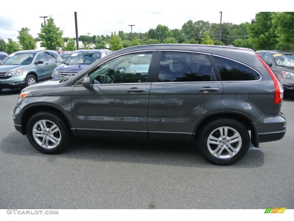 2011 CR-V EX-L - Polished Metal Metallic / Black photo #3