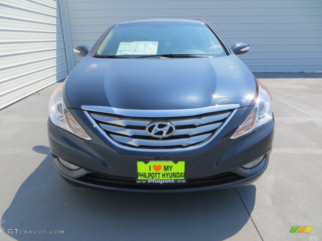 2013 Sonata Limited - Pacific Blue Pearl / Camel photo #8