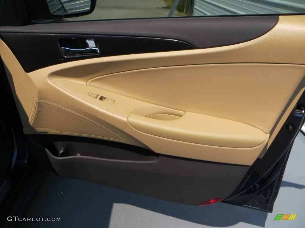 2013 Sonata Limited - Pacific Blue Pearl / Camel photo #15