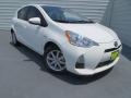 Super White 2013 Toyota Prius c Hybrid Three