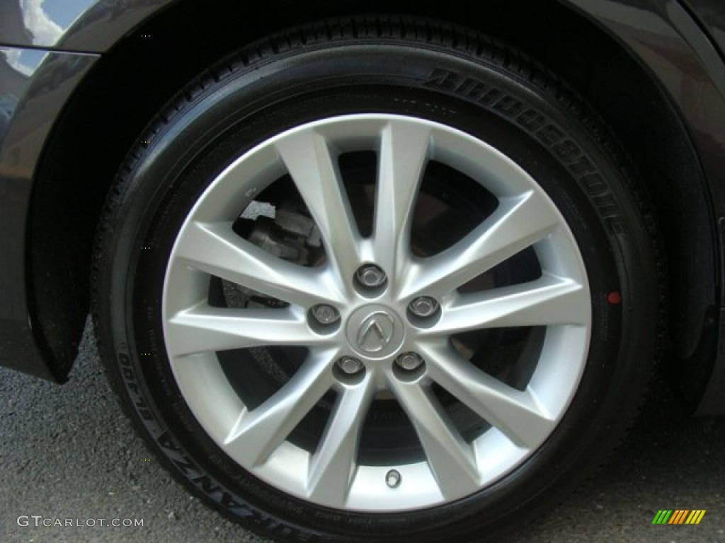 2012 ES 350 - Truffle Brown Mica / Black photo #9