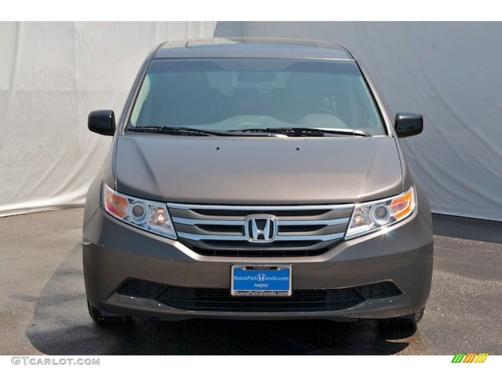 2013 Odyssey EX-L - Smokey Topaz Metallic / Truffle photo #2