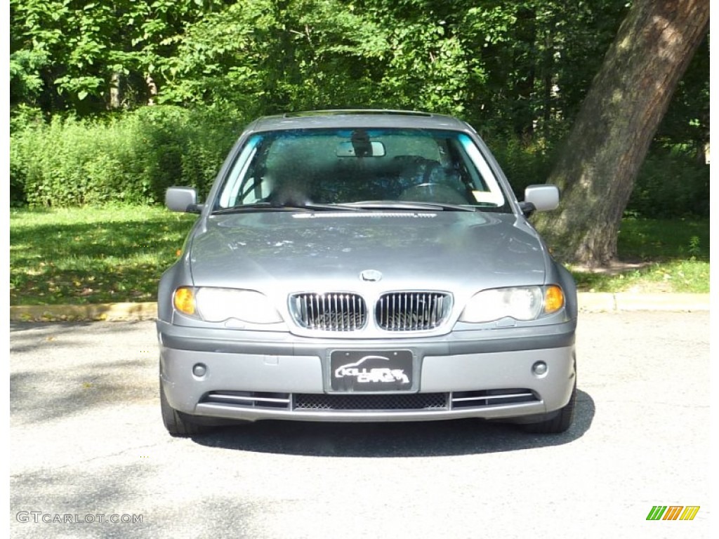 2005 3 Series 330i Sedan - Silver Grey Metallic / Grey photo #2