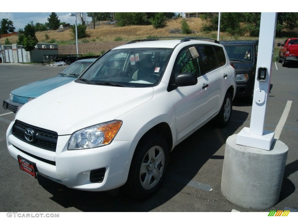 2011 RAV4 I4 4WD - Super White / Ash photo #4