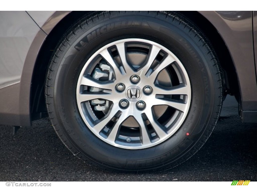 2013 Odyssey EX-L - Smokey Topaz Metallic / Truffle photo #7