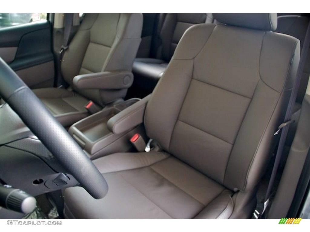 2013 Odyssey EX-L - Smokey Topaz Metallic / Truffle photo #11