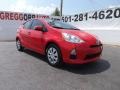 Absolutely Red - Prius c Hybrid Two Photo No. 1