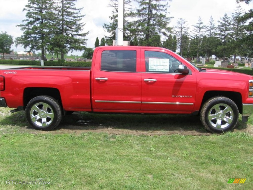 2014 Silverado 1500 LTZ Crew Cab 4x4 - Victory Red / Jet Black photo #2