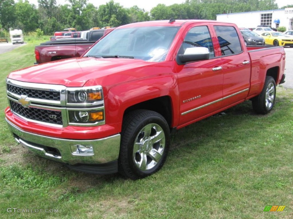 2014 Silverado 1500 LTZ Crew Cab 4x4 - Victory Red / Jet Black photo #3