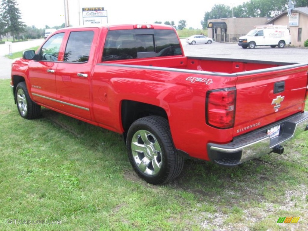 2014 Silverado 1500 LTZ Crew Cab 4x4 - Victory Red / Jet Black photo #4