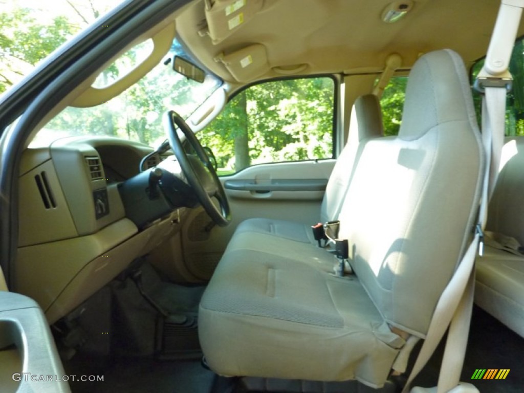 2003 F250 Super Duty XL SuperCab 4x4 - Arizona Beige Metallic / Medium Parchment Beige photo #13