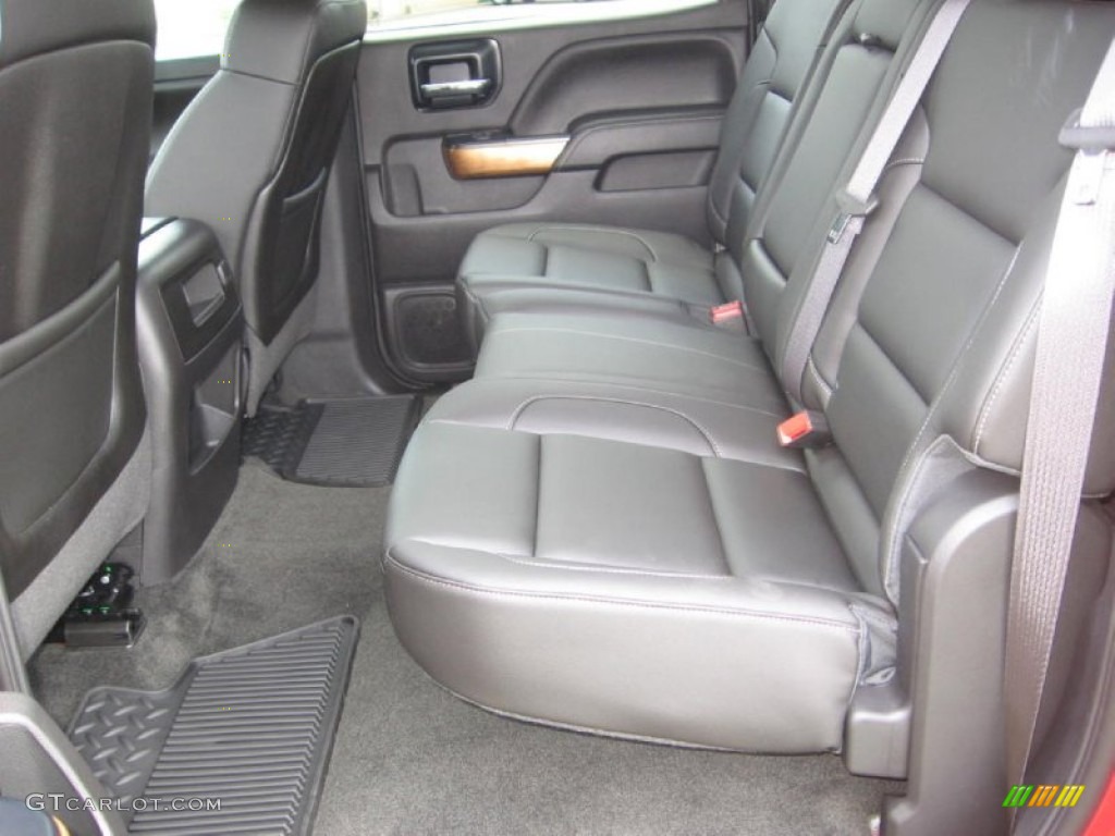 2014 Chevrolet Silverado 1500 LTZ Crew Cab 4x4 Rear Seat Photo #83142647