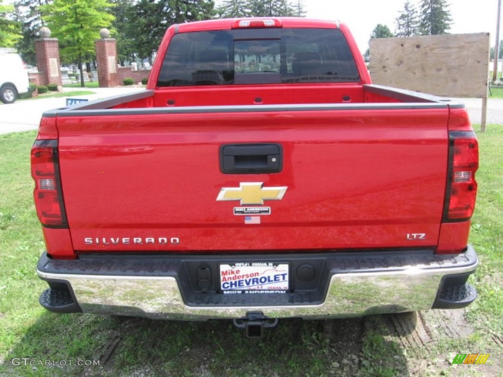 2014 Silverado 1500 LTZ Crew Cab 4x4 - Victory Red / Jet Black photo #22