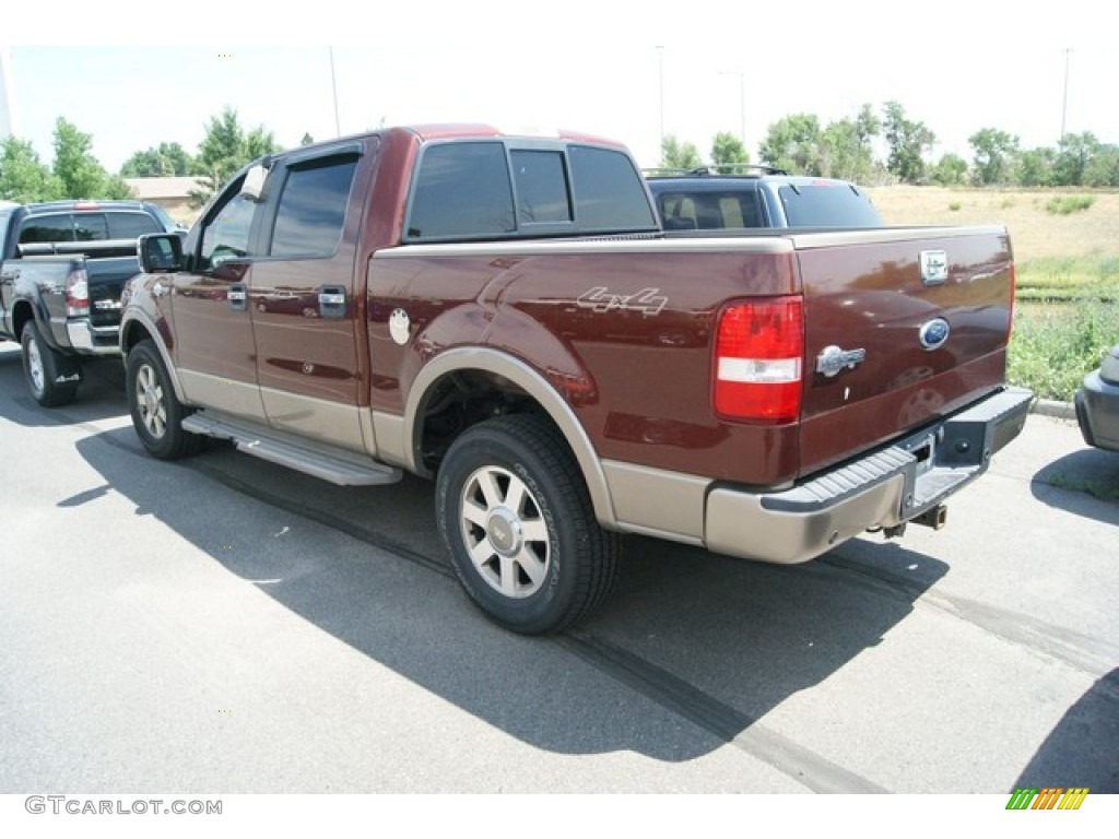 2005 F150 King Ranch SuperCrew 4x4 - Dark Copper Metallic / Castano Brown Leather photo #3