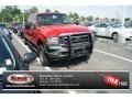 2003 Red Ford F350 Super Duty Lariat Crew Cab 4x4  photo #1