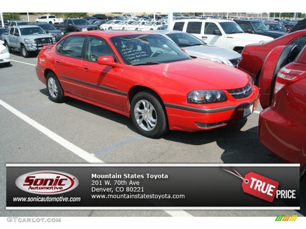 Bright Red Chevrolet Impala