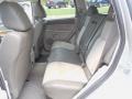 2009 Jeep Grand Cherokee Dark Khaki/Light Graystone Royal Leather Interior Rear Seat Photo