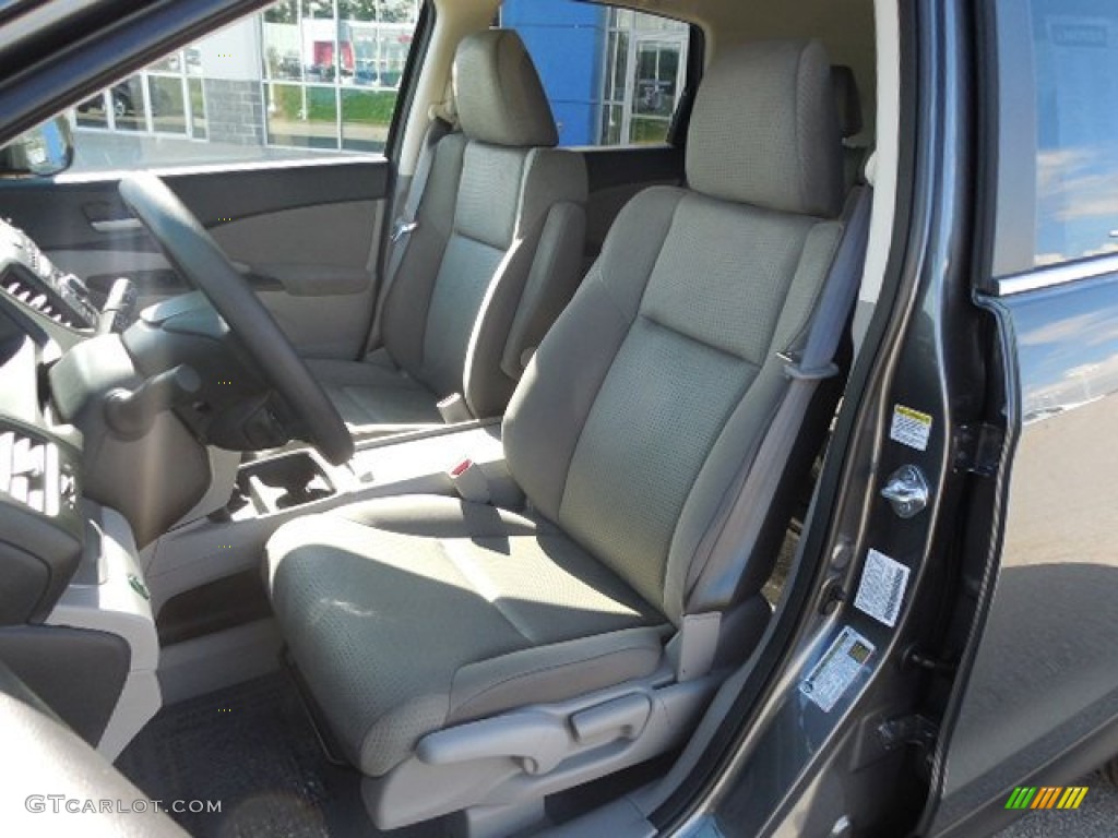 2013 CR-V EX AWD - Polished Metal Metallic / Gray photo #7