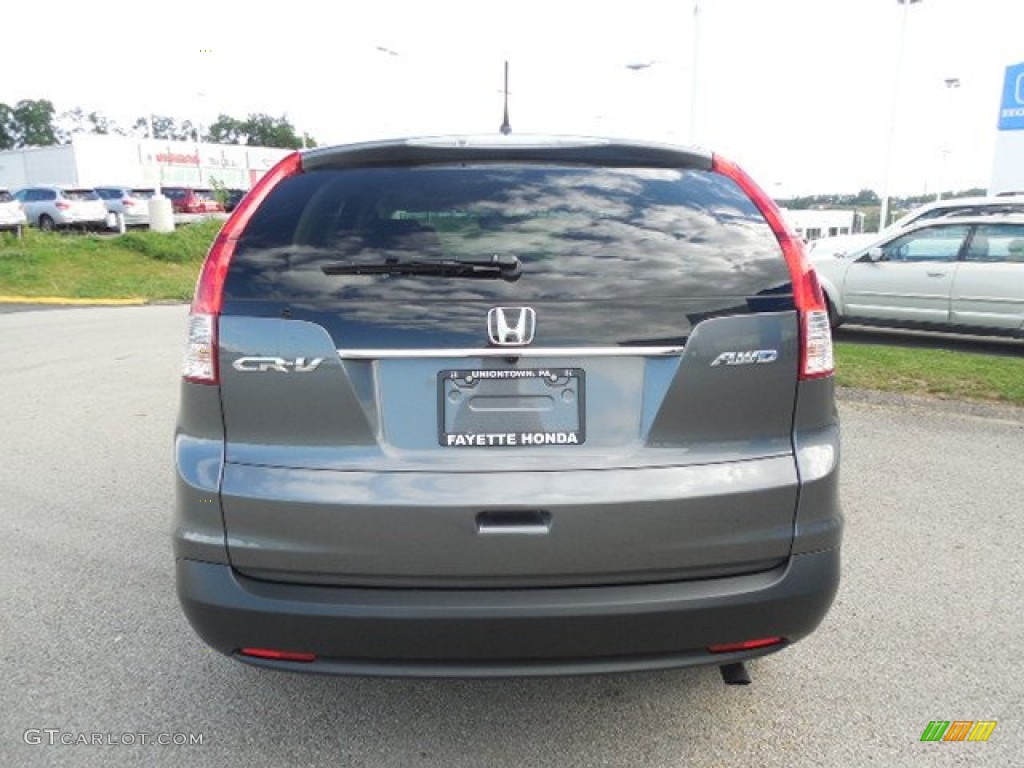 2013 CR-V EX AWD - Polished Metal Metallic / Gray photo #3