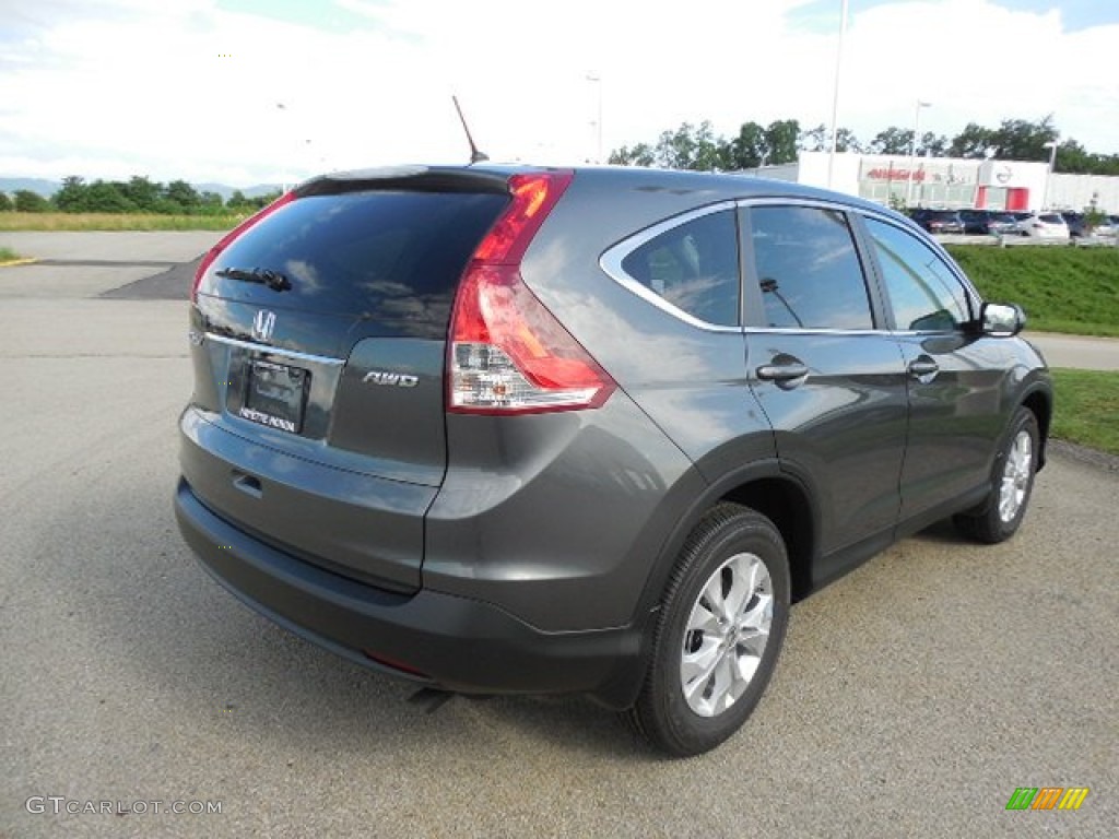 2013 CR-V EX AWD - Polished Metal Metallic / Gray photo #18