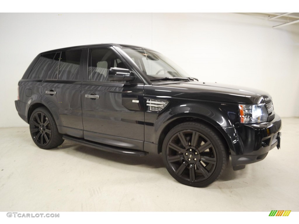 Santorini Black Metallic 2011 Land Rover Range Rover Sport Supercharged Exterior Photo #83145476