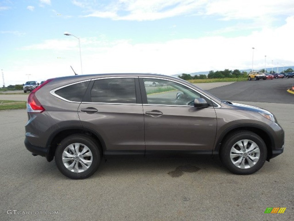 2013 CR-V EX AWD - Urban Titanium Metallic / Black photo #4