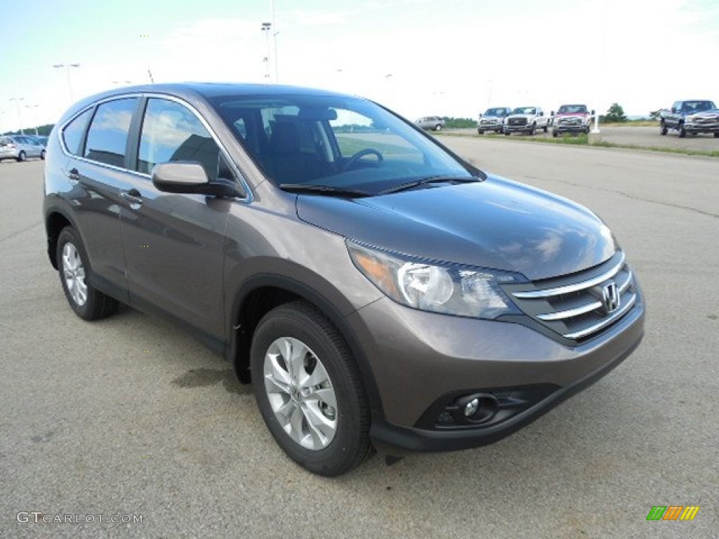 2013 CR-V EX AWD - Urban Titanium Metallic / Black photo #5